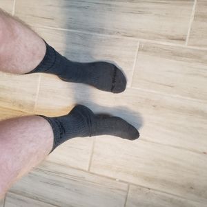 Adidas Gray Crew Athletic Socks